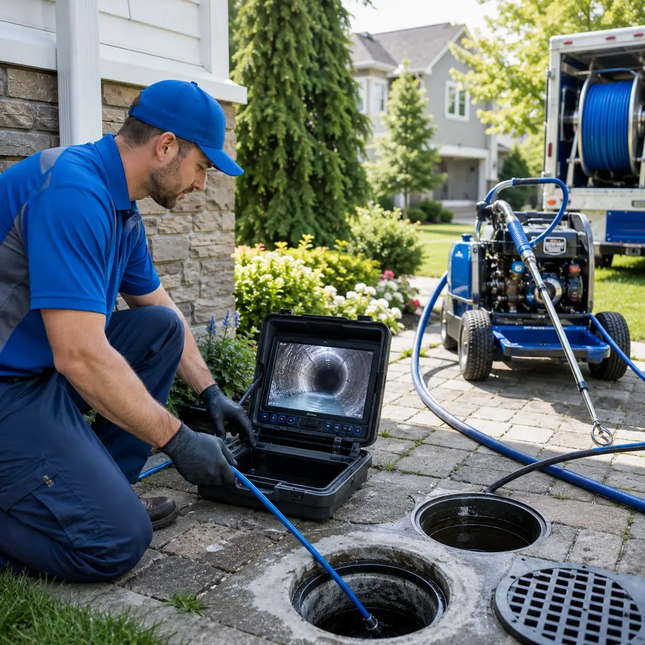 Outdoor drain cleaning professionals serving Kew Gardens, NY